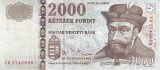 !!! F. RARR : UNGARIA - 2000 FORINTI 2005 - P 190 d - UNC