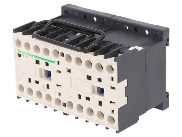 Contactor Reversibil 3 Poli NO + 3 Contacte Auxiliare NO LP2K0610BD