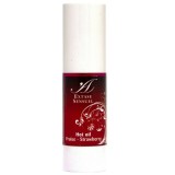 Ulei unisex EXTASE SENSUEL Hot Oil, pentru masaj, lubrifiere și stimulare, efect de &icirc;ncălzire, aromă de căpșuni, 30 ml