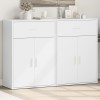 VidaXL Dulapuri, 2 buc., alb, 60x30x84 cm, lemn prelucrat 3276595