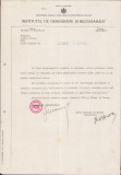 HST A1561 Semnătură olografă Sabin Manuilă 1933 Institutul de Demografie