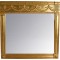 Oglinda Rococo din cristal cu o rama aurie CAT249