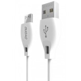Cablu Date si Incarcare USB-A - microUSB Dudao L4M, 18W, 1m, Alb