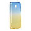 Husa SAMSUNG Galaxy J3 2017 - Gradient TSS, Albastru/Auriu