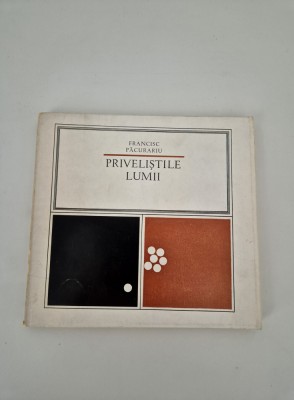 Carte cu autograf Francisc Pacurariu Privelistile lumii Versuri foto