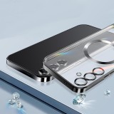 Cumpara ieftin Husa Samsung S25 s931 Silicon MagSafe Transparenta &amp; Negru