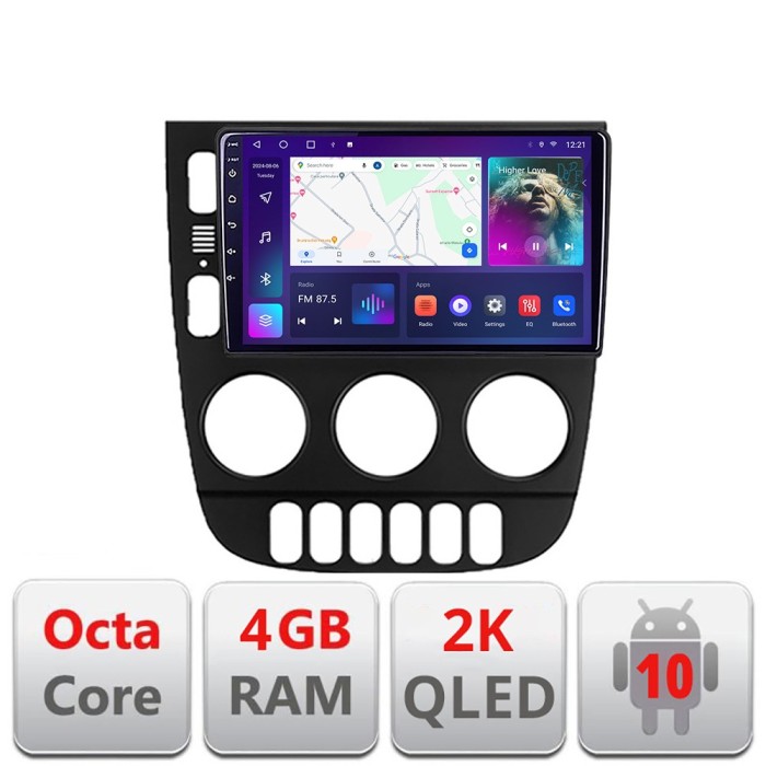 Navigatie Mercedes ML W163 1998-2005 Android ecran Qled 2K Octa core 4+32 Kit-i20-2012+EDT-E409-2K CarStore Technology