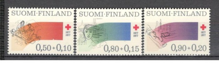 Finlanda.1977 100 ani Crucea Rosie DF.48