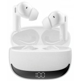 Handsfree Bluetooth BWOO BW40, TWS, ANC, Alb