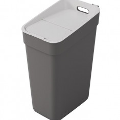 Coș de gunoi Curver READY TO COLLECT, 30L, 24,6x36,7x55,1 cm, gri închis, pentru gunoi
