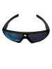 Ochelari de soare barbati, UV400, Plastic, Albastru, Oem