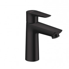 Baterie chiuveta Talis E Hansgrohe, robinet baie cu inaltime 110 mm, negru mat - RESIGILAT