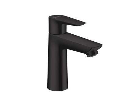 Baterie chiuveta Talis E Hansgrohe, robinet baie cu inaltime 110 mm, negru mat - RESIGILAT foto