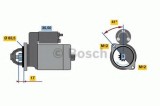 Starter AUDI A4 Avant (8E5, B6) (2001 - 2004) BOSCH 0 986 021 210