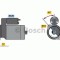 Starter AUDI A4 Cabriolet (8H7, B6, 8HE, B7) (2002 - 2009) BOSCH 0 986 021 210