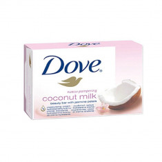 Sapun Solid DOVE Coconut Milk, Greutate 100 g, Parfum de Cocos, Sapun Solid Crema DOVE, Sapunuri Solide Dove, Sapun pentru Maini Uscate, Sapun Parfuma foto