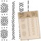 Reutilizabil Șablon - Craft - Scrapbooking // MUDCLOTH ELEMENTE #1 - A3 (30x42cm)