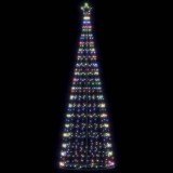 vidaXL Pom de Crăciun LED 550 LED-uri colorate 304 cm