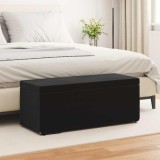 vidaXL Taburet Negru 101 x 41 x 40 cm Catifea și lemn stratificat 876799