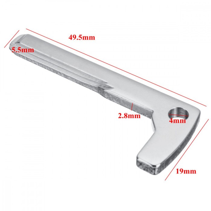 Lamela Urgenta pentru Cheie Mercedes SmartKey Cromate AutoProtect KeyCars