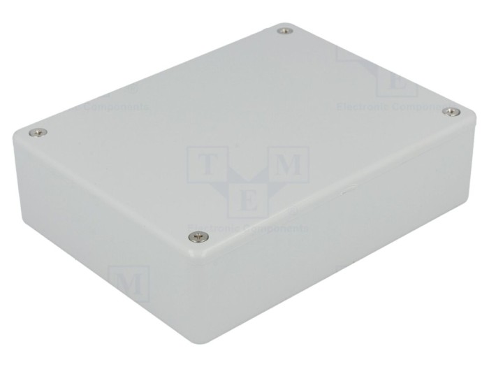 Carcasă universală ABS gri IP54