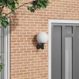 Aplica exterioară Negru Oțel inoxidabil IP44