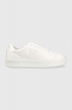 Karl Lagerfeld sneakers din piele MAXI KUP culoarea alb KL52215