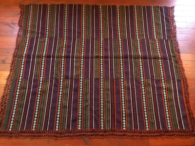 arta / traditie / rustic / design - Cuvertura , Macat , Scoarta , Patura taraneasca realizata manual la razboiul de tesut ! foto