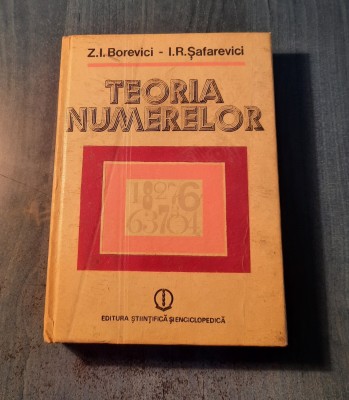 Teoria numerelor Z. I. Borevici foto
