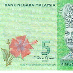 M1 - Bancnota foarte veche - Malaezia - 5 ringgit