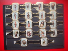 HOPCT LOT NR 96 AFRICA ARTA NEAGRA -18 BUC-ETICHETE VECHI DE TRABUCURI/ CIGARS LABELS -COLECTIE DE LUX-