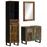 vidaXL Set mobilier de baie, 3 piese, lemn masiv de acacia 3217105