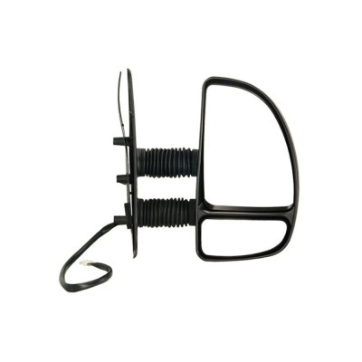 Oglinda exterioara Citroen Jumper 1999-2006, Fiat Ducato 1999-2006, Peugeot Boxer 1999-2006, Dreapta, Crom, electrica, carcasa neagra, Convex, BestAu foto