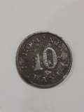 moneda 10 bani 1900