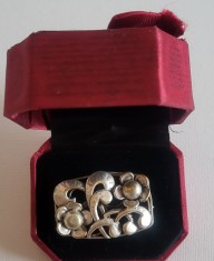 Brosa argint vintage, vechime peste 100 ani,exceptionala piesa colectie