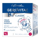 Crema nutritiva antirid de noapte H3 Classic, 50 ml, Gerovital, Farmec