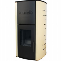 Pachet control de la distanta Termosemineu centrala peleti Fornello Michelle 12 KW, complet echipat pentru incalzire, pompa, vas expansiune, automatiz