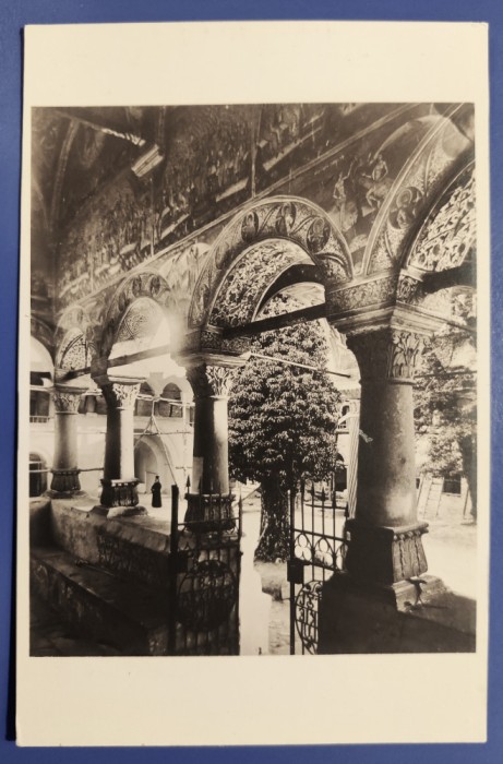 Manastirea Horezu - Pridvorul Bisericei - 1926 fotografie, necirculata
