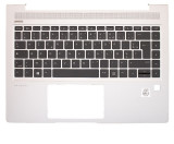 Carcasa superioara palmrest cu tastatura Laptop, HP, ProBook 440 G6, 445 G6, 440 G7, 445 G7, L44589-051, ZHAN 66 Pro 14 G2, ZHAN 66 Pro 14 G3, arginti