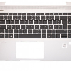 Carcasa superioara palmrest cu tastatura Laptop, HP, ProBook 440 G6, 445 G6, 440 G7, 445 G7, L44589-051, ZHAN 66 Pro 14 G2, ZHAN 66 Pro 14 G3, arginti