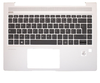 Carcasa superioara palmrest cu tastatura Laptop, HP, ProBook 440 G6, 445 G6, 440 G7, 445 G7, L44589-051, ZHAN 66 Pro 14 G2, ZHAN 66 Pro 14 G3, arginti foto