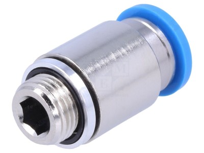 Conector push-in simplu cu garnitură NBR foto