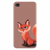 Husa silicon pentru Apple Iphone 4 / 4S, Fox Cartoon Animal And