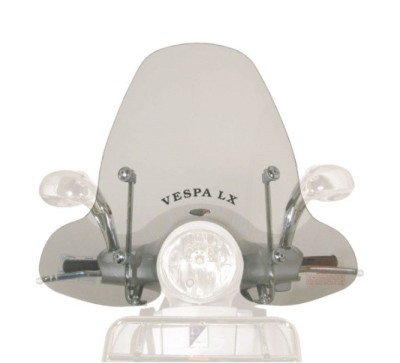Parbriz mare (inalt) transparent Vespa LX 50-125-150cc foto