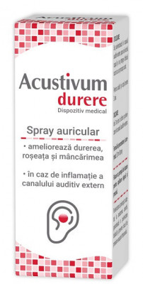 Acustivum spray auricular durere 20ml foto