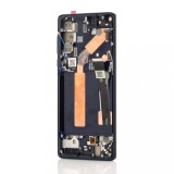 LCD Motorola Edge, Negru + Rama