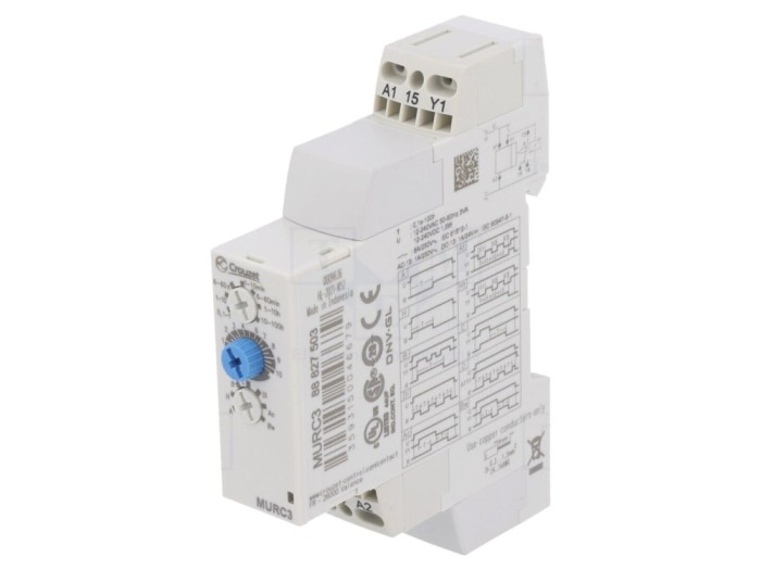 Timer Programabil 0,1s-100h 12-240V SPDT 250VAC 8A