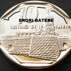 Moneda exotica 10 CENTAVOS - CUBA, anul 2013 *cod 4296 = MULTIPLE ERORI BATERE