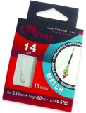 Carlige Legate Filfishing Match Rig, Nr.8, 0.20mm, 60cm, 10buc/plic