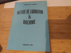 Metode de laborator in biochimie. Constantin I. Dogaru + Autograf autor foto
